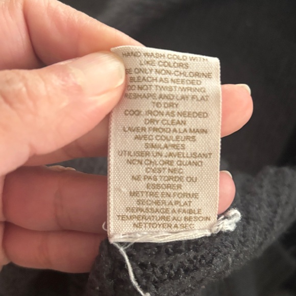 Free People Gray Sweater Scoop Neck Reglan Lagenlook Wool Blend Sp - Picture 13 of 14